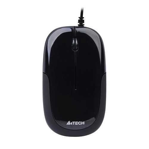 A4Tech Ergonomic USB Travel Mouse 1000 DPI Symmetrical Dust Free D-110-1