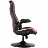 360 Degree Swivel Rocking Racing Style Gaming Chair-Red - Color: Red