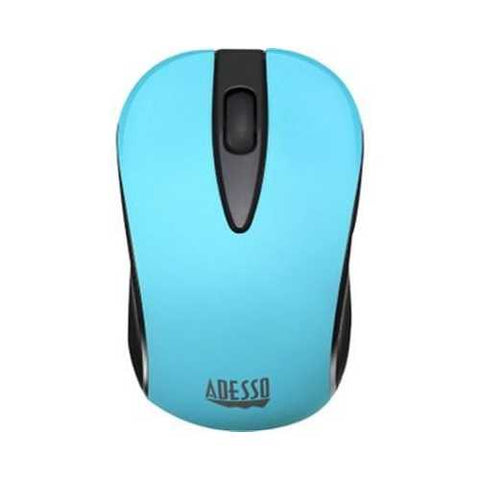 Neon Blue Wireless Mouse