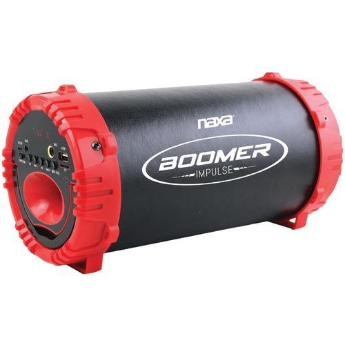 Naxa Boomer Impulse Led Bluetooth Boom Box (red) (pack of 1 Ea)