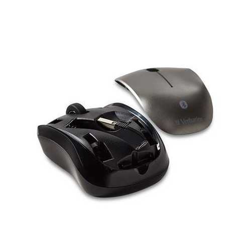 Wrls Multi Trac Blk LED Mouse